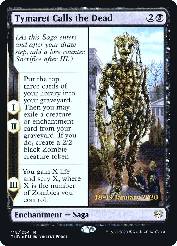 Tymaret Calls the Dead [Theros Beyond Death Prerelease Promos] | Play N Trade Winnipeg