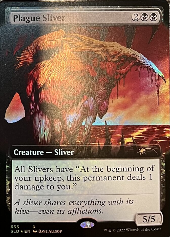 Plague Sliver (Extended Art) [Secret Lair Drop Promos] | Play N Trade Winnipeg