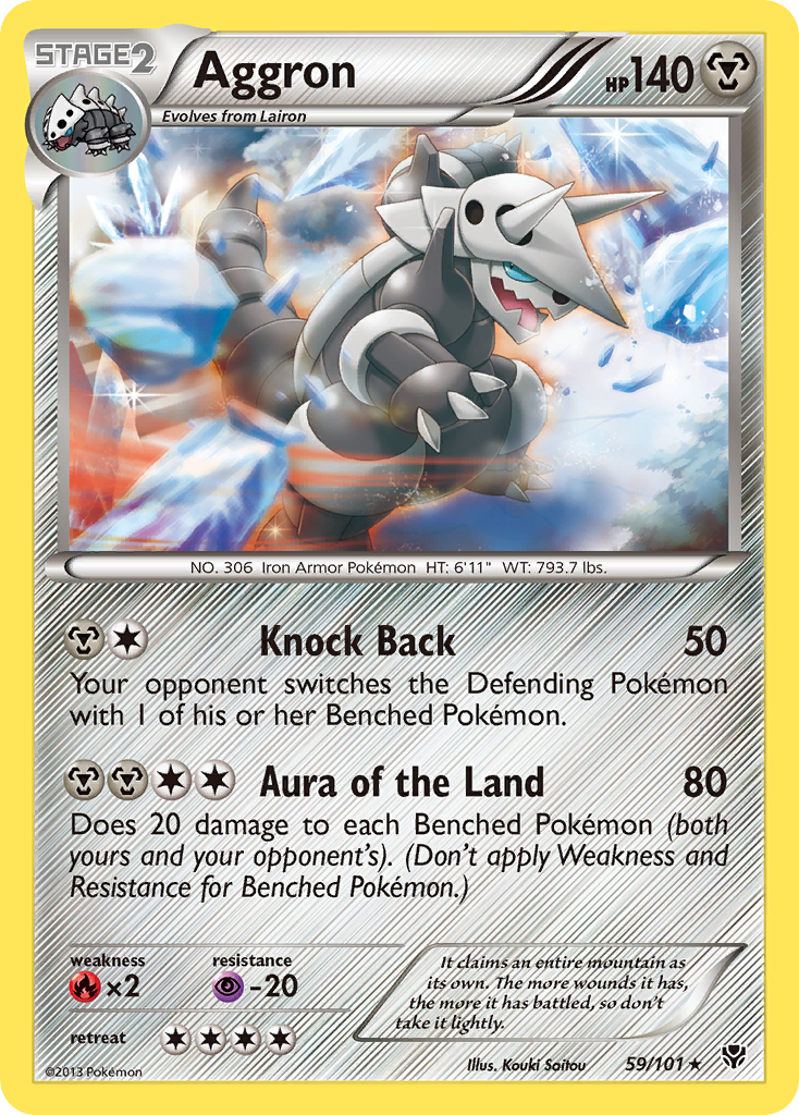 Aggron (59/101) [Black & White: Plasma Blast] | Play N Trade Winnipeg