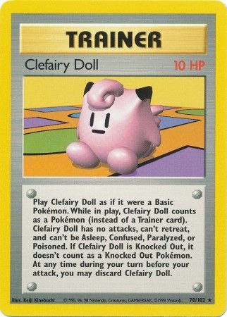 Clefairy Doll (70/102) [Base Set Unlimited] | Play N Trade Winnipeg