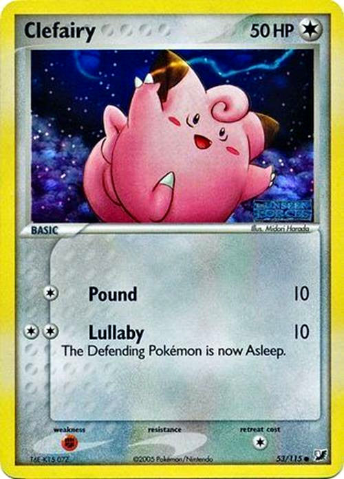 Clefairy (53/115) (Stamped) [EX: Unseen Forces] | Play N Trade Winnipeg