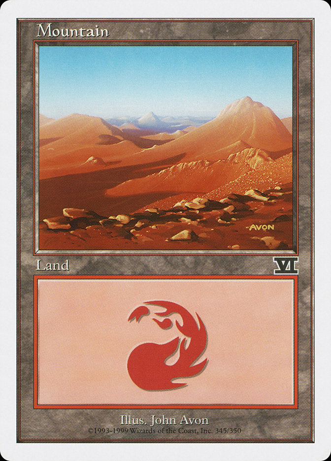 Mountain (345) [Classic Sixth Edition] | Play N Trade Winnipeg