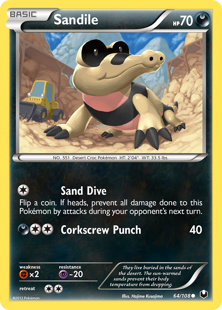 Sandile (64/108) [Black & White: Dark Explorers] | Play N Trade Winnipeg