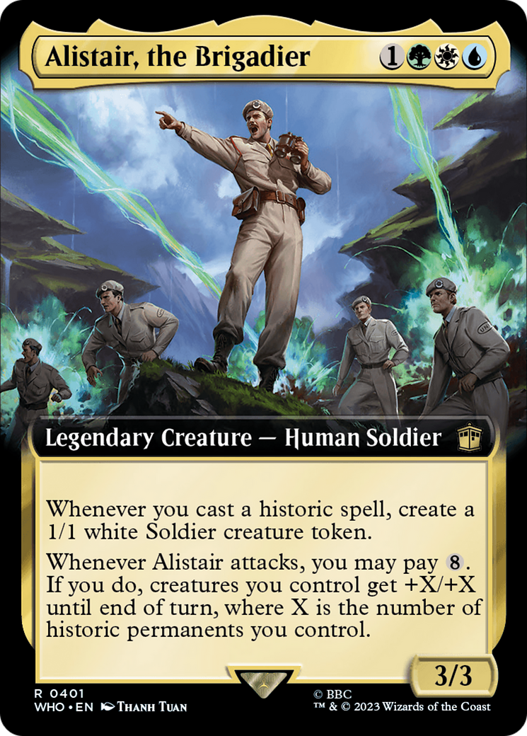 Alistair, the Brigadier (Extended Art) [Doctor Who] | Play N Trade Winnipeg