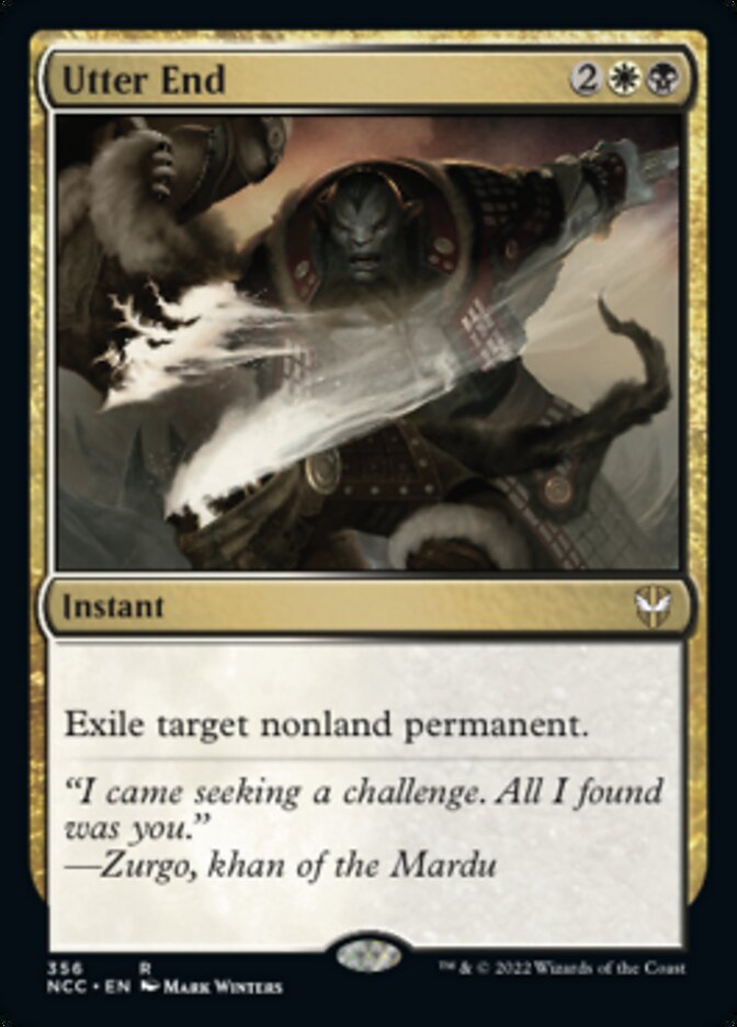Utter End [Streets of New Capenna Commander] | Play N Trade Winnipeg