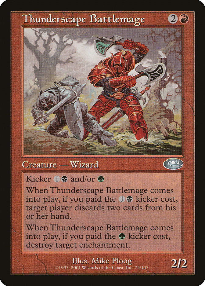 Thunderscape Battlemage [Planeshift] | Play N Trade Winnipeg