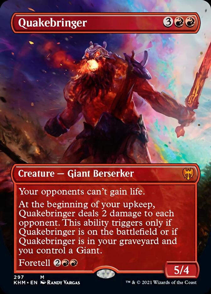 Quakebringer (Borderless Alternate Art) [Kaldheim] | Play N Trade Winnipeg