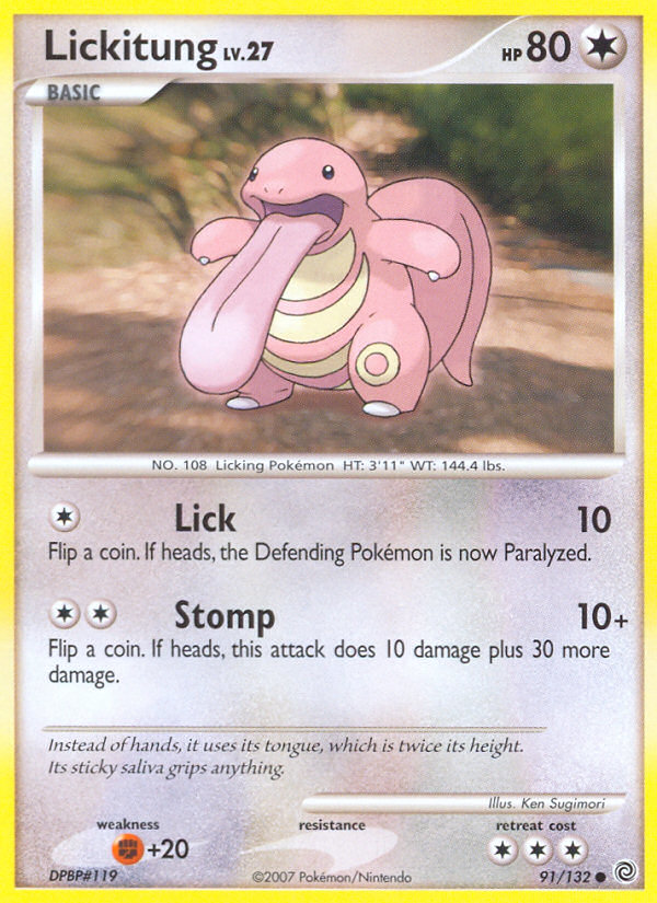 Lickitung (91/132) [Diamond & Pearl: Secret Wonders] | Play N Trade Winnipeg