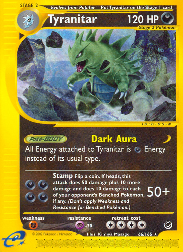 Tyranitar (66/165) [Expedition: Base Set] | Play N Trade Winnipeg