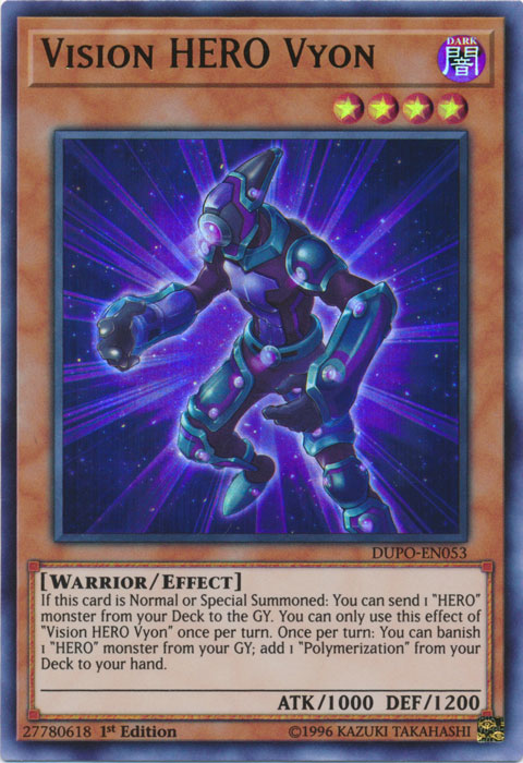 Vision Hero Vyon [DUPO-EN053] Ultra Rare | Play N Trade Winnipeg