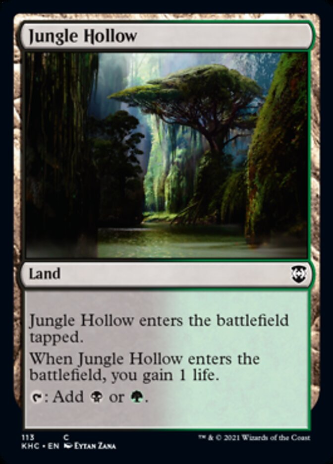 Jungle Hollow [Kaldheim Commander] | Play N Trade Winnipeg