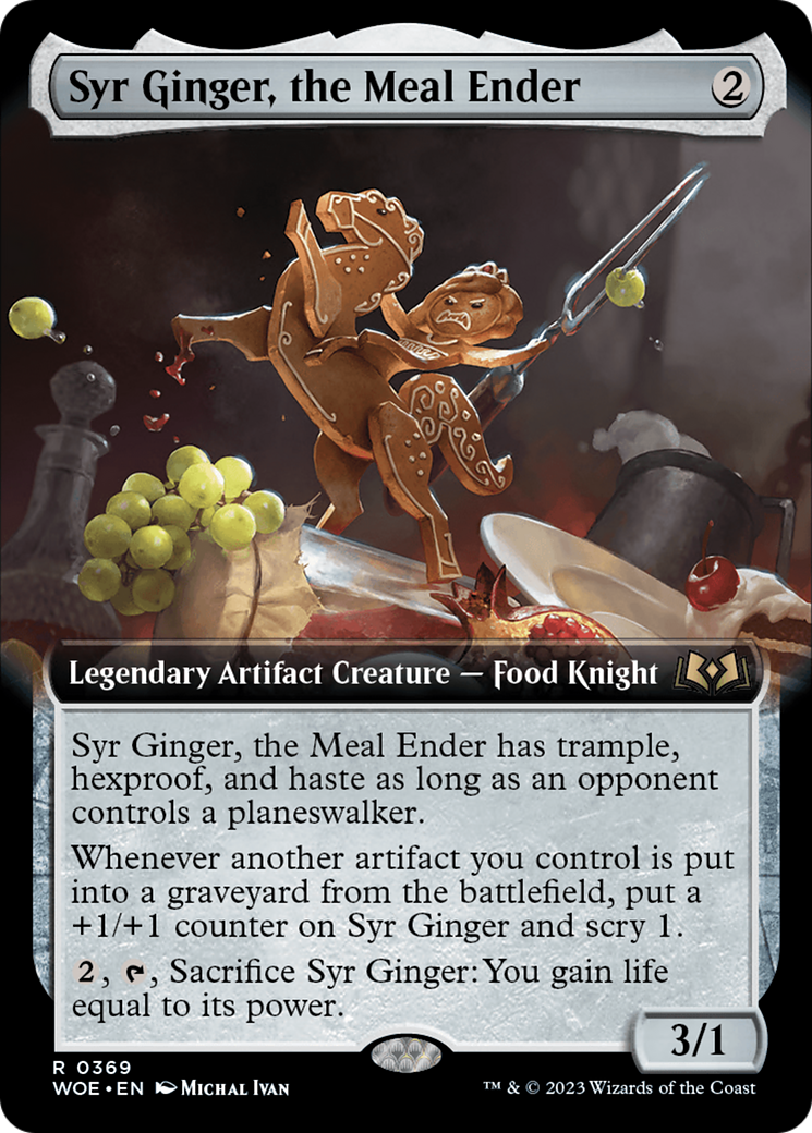 Syr Ginger, the Meal Ender (Extended Art) [Wilds of Eldraine] | Play N Trade Winnipeg