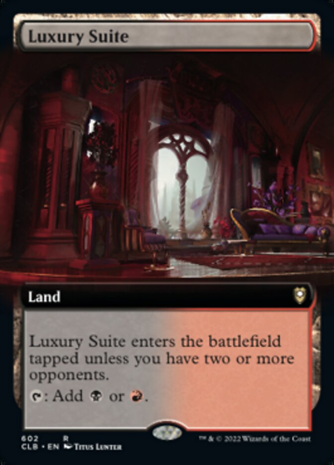 Luxury Suite (Extended Art) [Commander Legends: Battle for Baldur's Gate] | Play N Trade Winnipeg