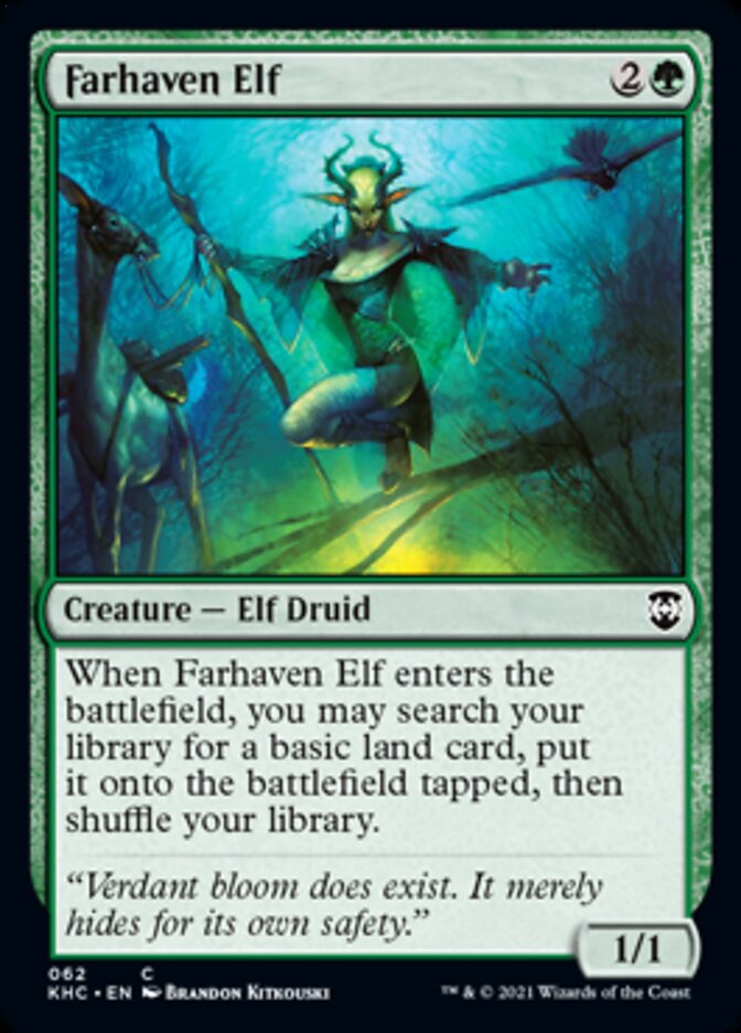 Farhaven Elf [Kaldheim Commander] | Play N Trade Winnipeg