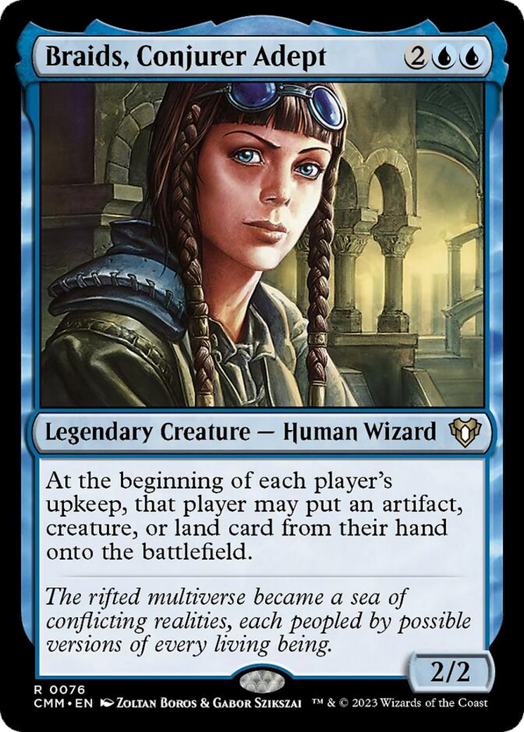 Braids, Conjurer Adept [Commander Masters] | Play N Trade Winnipeg