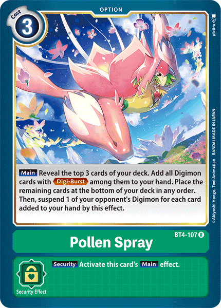 Pollen Spray [BT4-107] [Great Legend] | Play N Trade Winnipeg