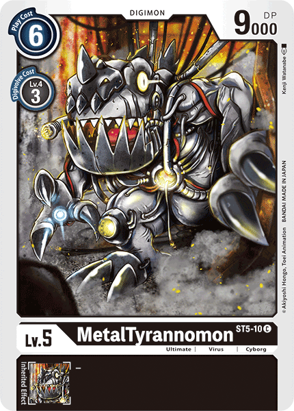 MetalTyrannomon [ST5-10] [Starter Deck: Machine Black] | Play N Trade Winnipeg