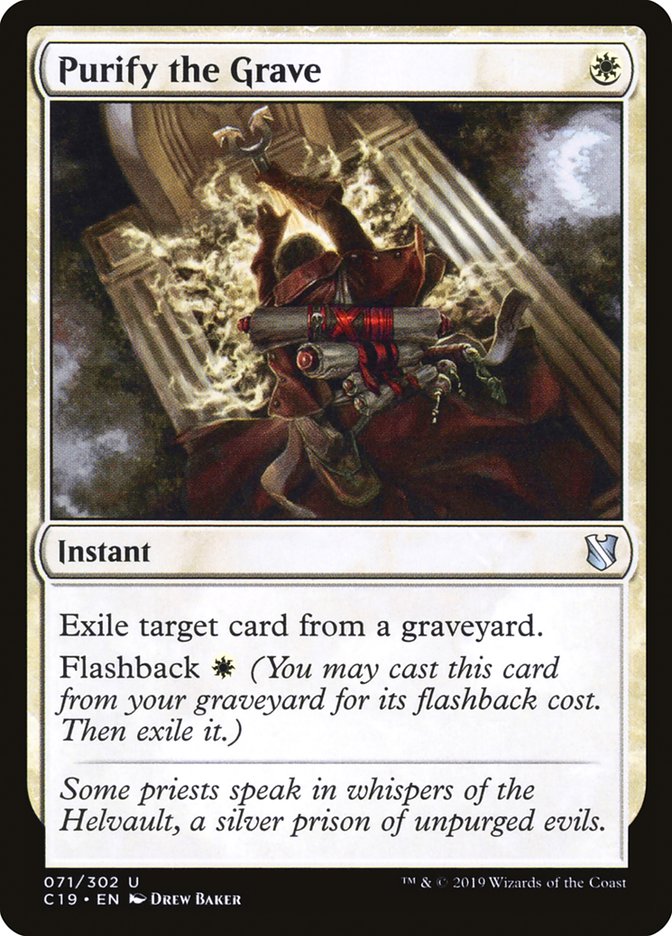 Purify the Grave [Commander 2019] | Play N Trade Winnipeg
