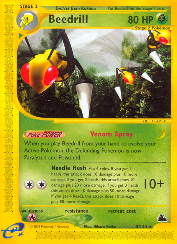 Beedrill (5/144) [Skyridge] | Play N Trade Winnipeg