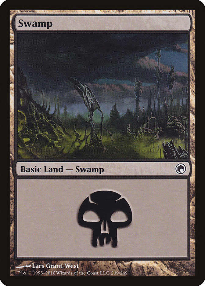 Swamp (239) [Scars of Mirrodin] | Play N Trade Winnipeg