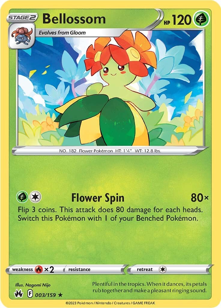 Bellossom (003/159) [Sword & Shield: Crown Zenith] | Play N Trade Winnipeg