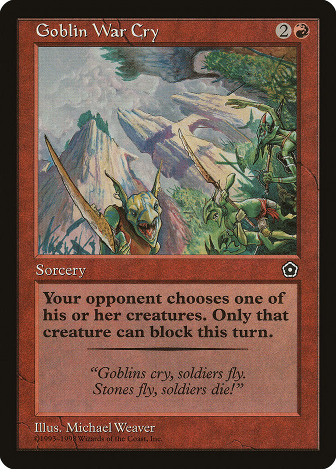 Goblin War Cry [Portal Second Age] | Play N Trade Winnipeg