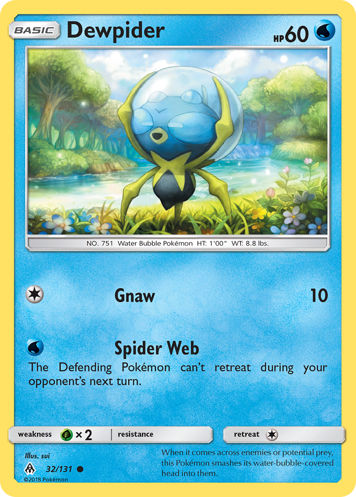 Dewpider (32/131) [Sun & Moon: Forbidden Light] | Play N Trade Winnipeg