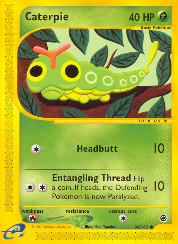 Caterpie (96/165) [Expedition: Base Set] | Play N Trade Winnipeg