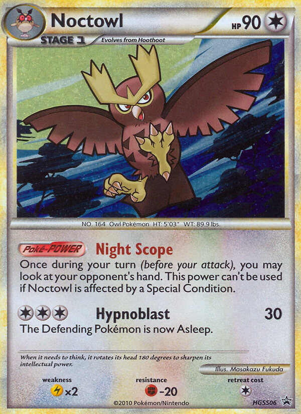 Noctowl (HGSS06) [HeartGold & SoulSilver: Black Star Promos] | Play N Trade Winnipeg