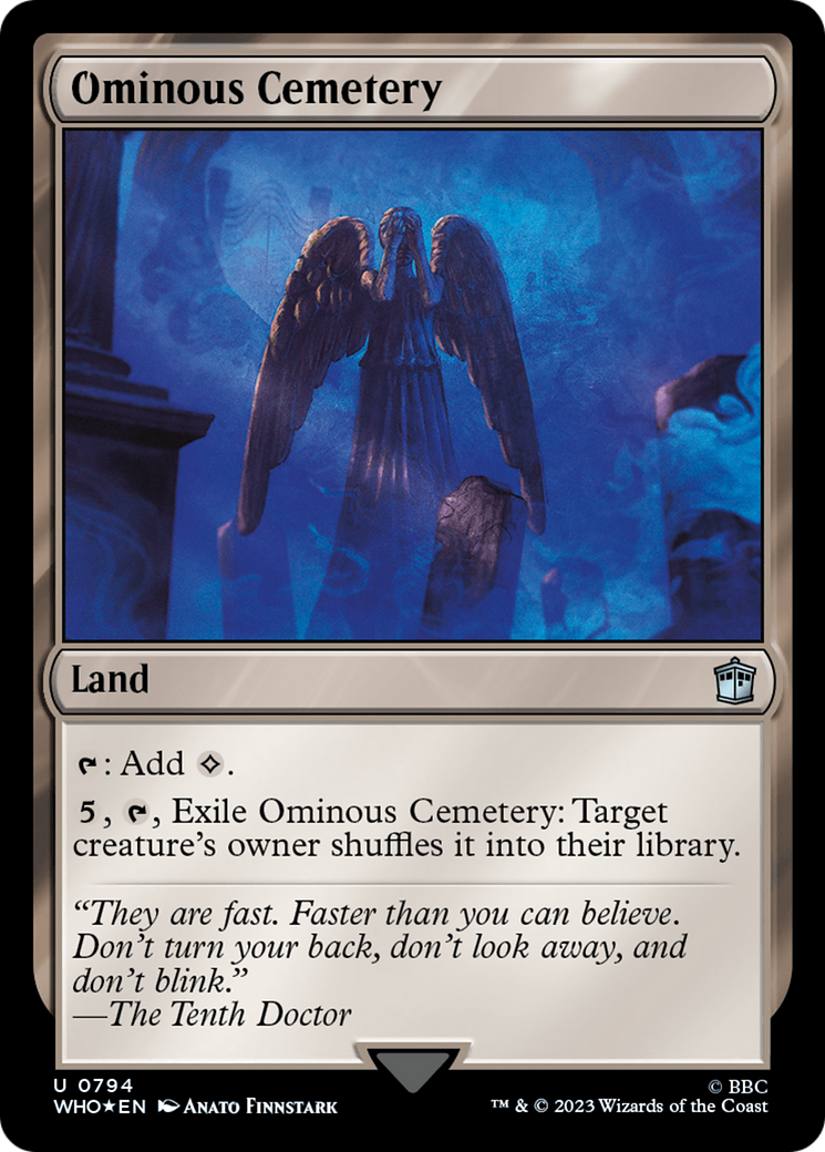 Ominous Cemetery (Surge Foil) [Doctor Who] | Play N Trade Winnipeg