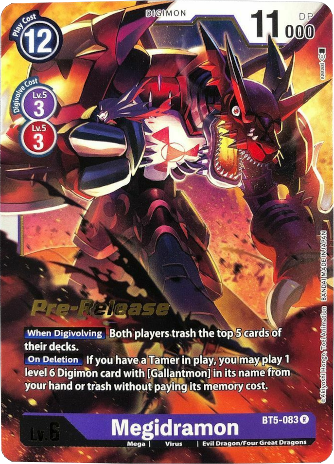 Megidramon [BT5-083] [Battle of Omni Pre-Release Promos] | Play N Trade Winnipeg