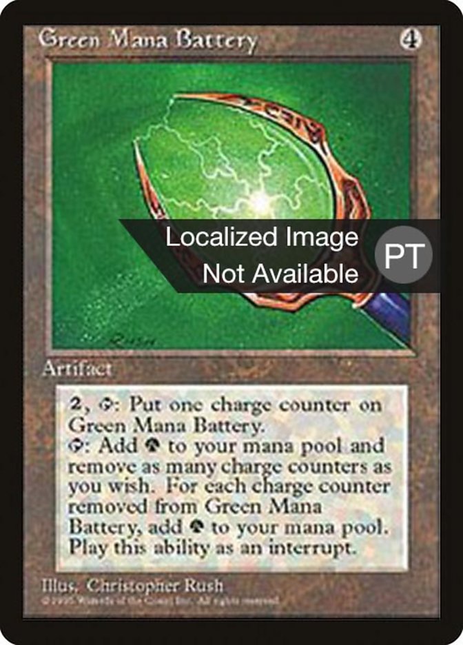 Green Mana Battery [Fourth Edition (Foreign Black Border)] | Play N Trade Winnipeg