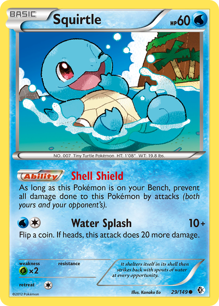 Squirtle (29/149) [Black & White: Boundaries Crossed] | Play N Trade Winnipeg