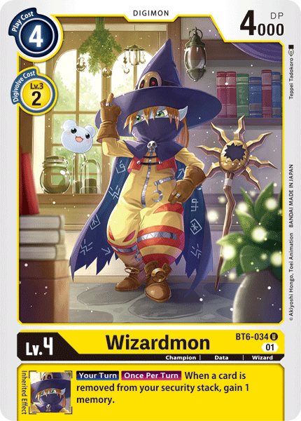 Wizardmon [BT6-034] [Double Diamond] | Play N Trade Winnipeg