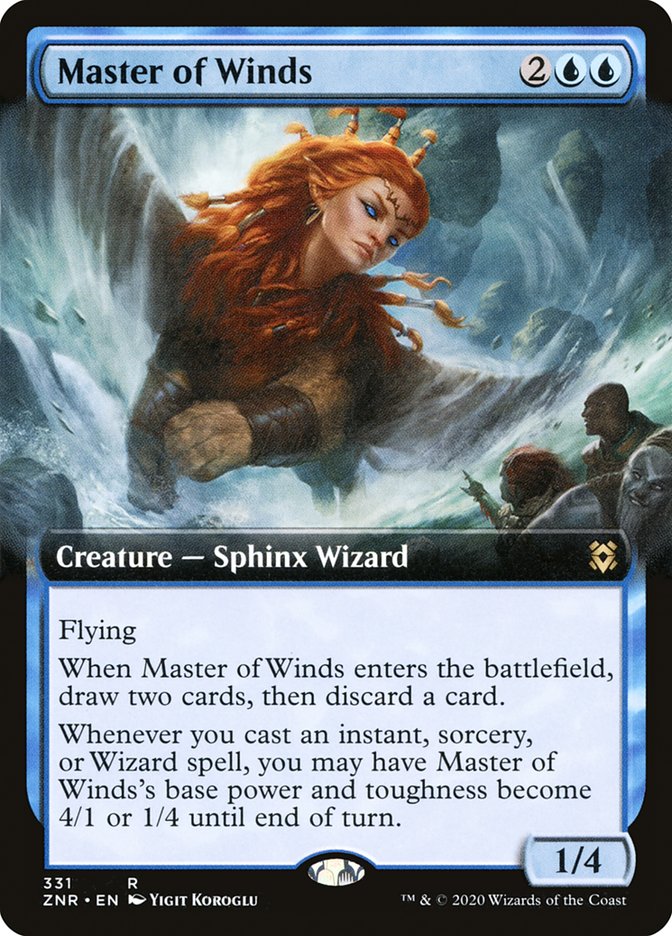 Master of Winds (Extended) [Zendikar Rising] | Play N Trade Winnipeg