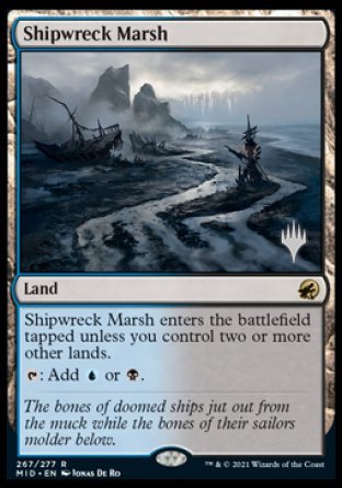 Shipwreck Marsh (Promo Pack) [Innistrad: Midnight Hunt Promos] | Play N Trade Winnipeg