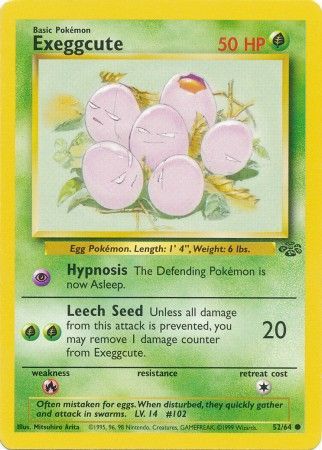 Exeggcute (52/64) [Jungle Unlimited] | Play N Trade Winnipeg