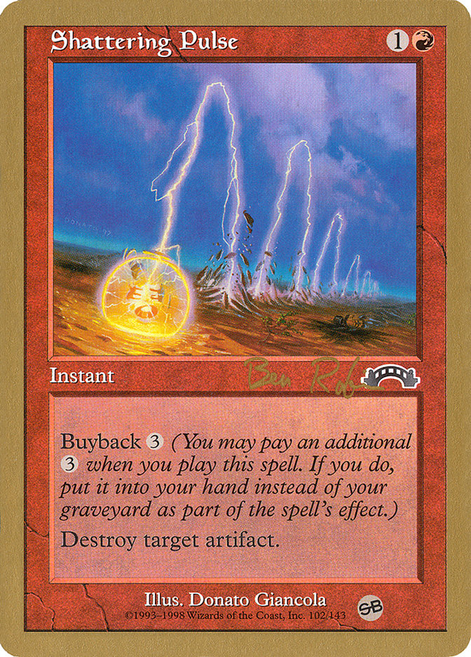 Shattering Pulse (Ben Rubin) (SB) [World Championship Decks 1998] | Play N Trade Winnipeg