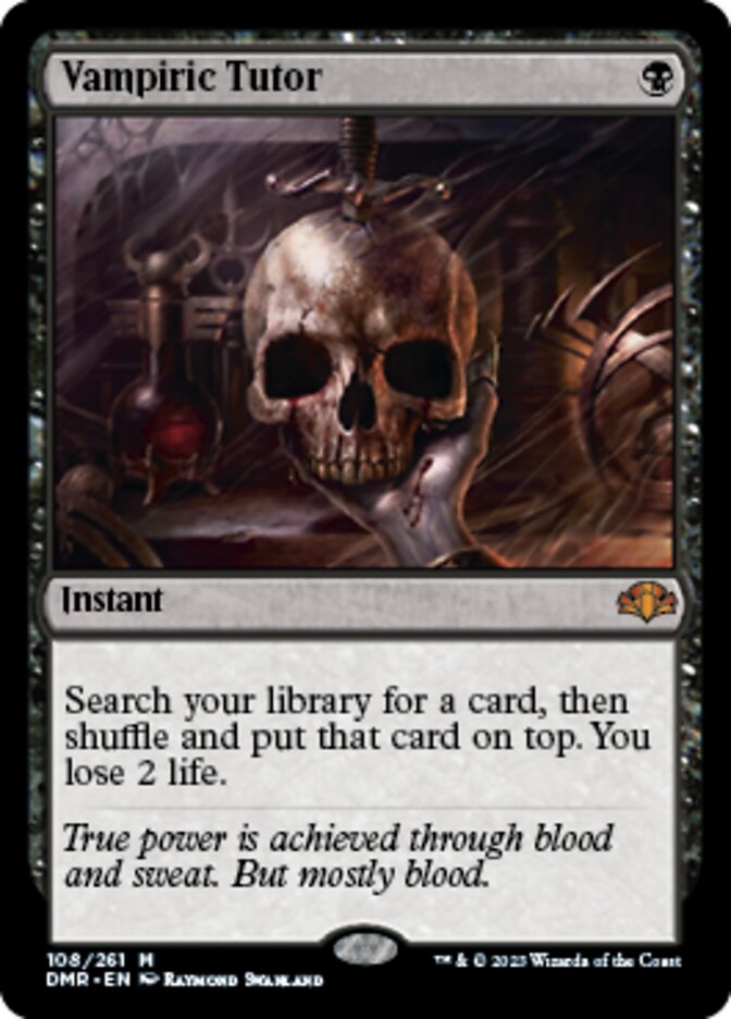 Vampiric Tutor [Dominaria Remastered] | Play N Trade Winnipeg