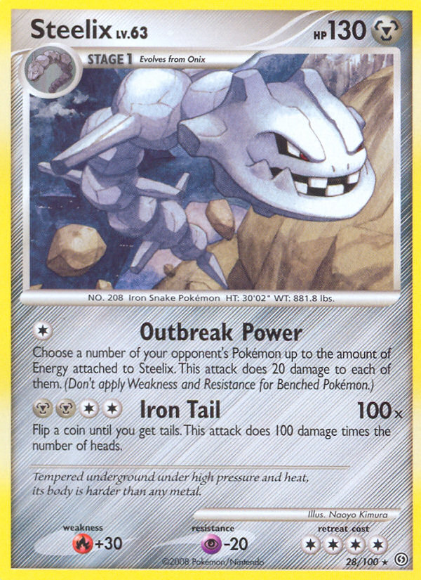 Steelix (28/100) [Diamond & Pearl: Stormfront] | Play N Trade Winnipeg