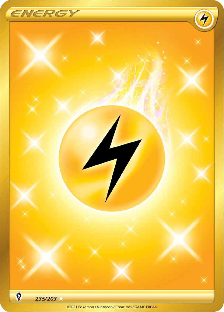 Lightning Energy (235/203) [Sword & Shield: Evolving Skies] | Play N Trade Winnipeg