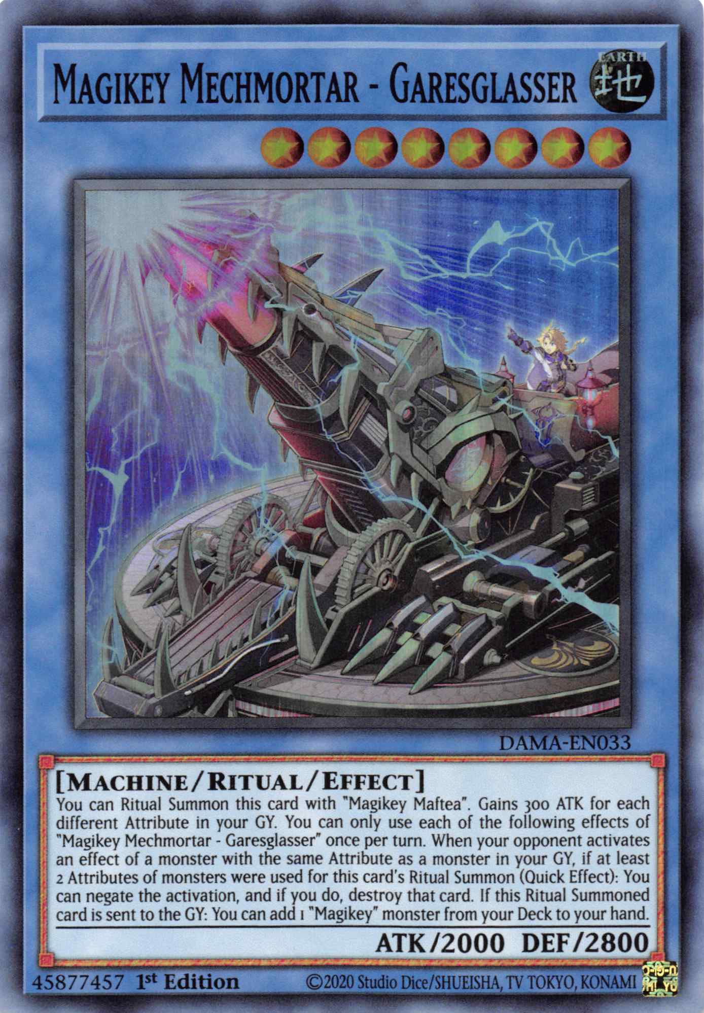 Magikey Mechmortar - Garesglasser [DAMA-EN033] Super Rare | Play N Trade Winnipeg