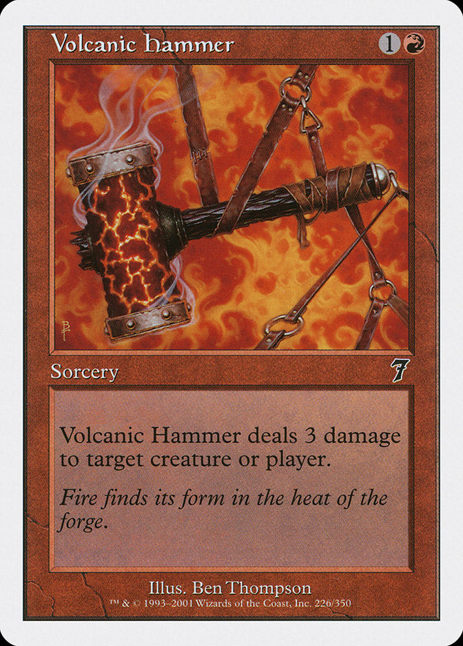 Volcanic Hammer [Seventh Edition] | Play N Trade Winnipeg