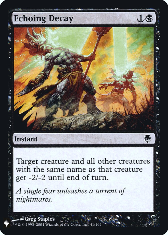 Echoing Decay [Mystery Booster] | Play N Trade Winnipeg