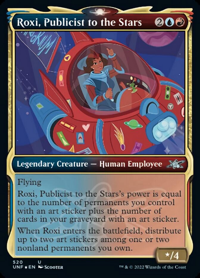 Roxi, Publicist to the Stars (Showcase) (Galaxy Foil) [Unfinity] | Play N Trade Winnipeg