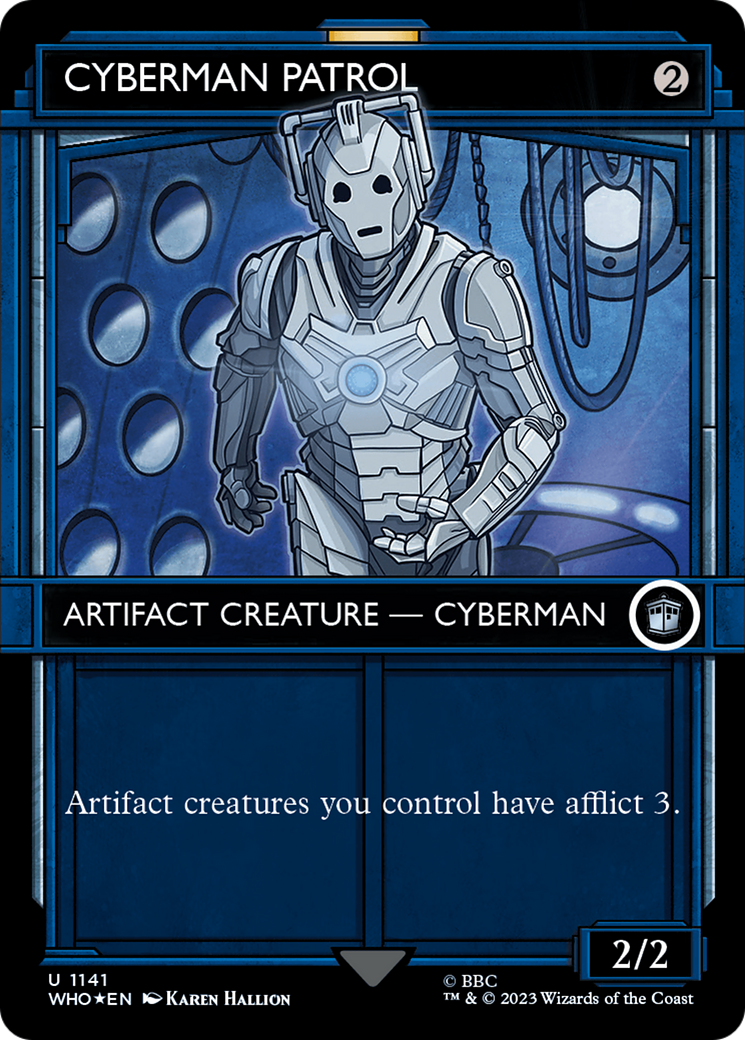 Cyberman Patrol (Showcase) (Surge Foil) [Doctor Who] | Play N Trade Winnipeg