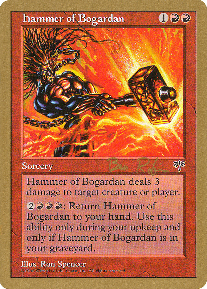 Hammer of Bogardan (Ben Rubin) [World Championship Decks 1998] | Play N Trade Winnipeg