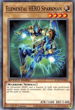 Elemental HERO Sparkman [SGX1-ENA04] Common | Play N Trade Winnipeg