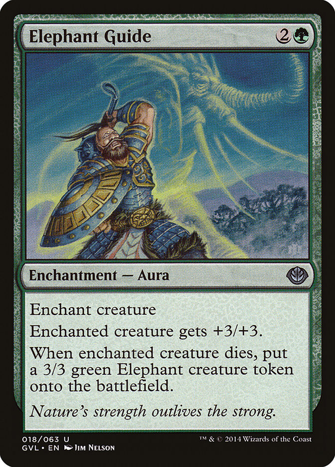 Elephant Guide (Garruk vs. Liliana) [Duel Decks Anthology] | Play N Trade Winnipeg