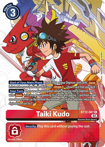 Taiki Kudo [BT12-087] (Alternate Art) [Across Time] | Play N Trade Winnipeg